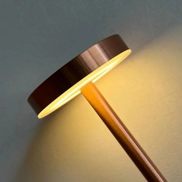 Lampe de table sans fil à piles rechargeables avec commande tactile